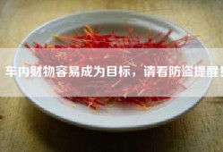 车内财物容易成为目标，请看防盗提醒！