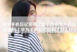 华为手机忘记密码了怎么办华为手机忘记密码「华为手机忘记密码了怎么办」
