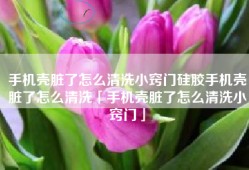 手机壳脏了怎么清洗小窍门硅胶手机壳脏了怎么清洗「手机壳脏了怎么清洗小窍门」