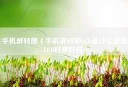 手机屏材质（手机屏材质LCD是什么意思,LCD材质好吗）