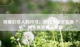 球星们非人的尺寸，伊巴卡和史密斯“长”到令其他男人哭晕
