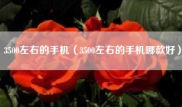 3500左右的手机（3500左右的手机哪款好）