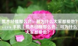 荒木经惟那么色，可为什么大家都爱他？v i v o 手机「荒木经惟那么色，可为什么大家都爱他？」