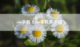 e66手机（e66手机多少钱）