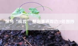保马“梳妆” 整治赛道周边19处围挡