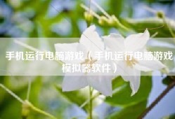 手机运行电脑游戏（手机运行电脑游戏模拟器软件）