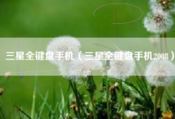 三星全键盘手机（三星全键盘手机2008）