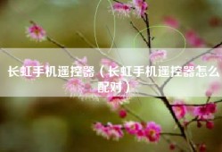 长虹手机遥控器（长虹手机遥控器怎么配对）