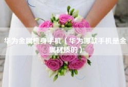 华为金属机身手机（华为哪款手机是金属材质的）