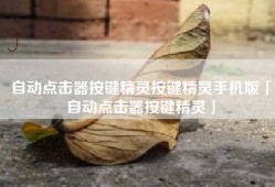 自动点击器按键精灵按键精灵手机版「自动点击器按键精灵」