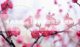 手机测距app（手机测距仪怎么使用）