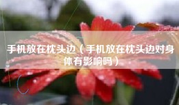 手机放在枕头边（手机放在枕头边对身体有影响吗）