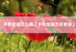 手机尾插怎么换（手机尾插怎样更换）