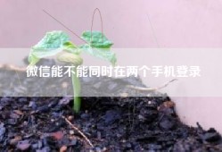 微信能不能同时在两个手机登录