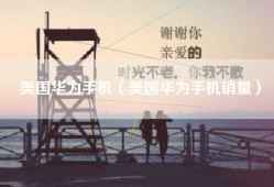 美国华为手机（美国华为手机销量）