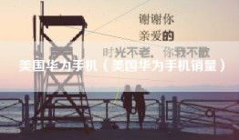美国华为手机（美国华为手机销量）