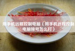 用手机远程控制电脑（用手机远程控制电脑除号怎么打）