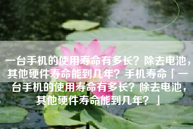 一台手机的使用寿命有多长？除去电池，其他硬件寿命能到几年？手机寿命「一台手机的使用寿命有多长？除去电池，其他硬件寿命能到几年？」