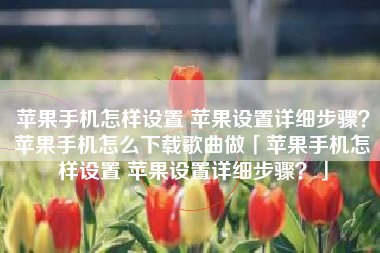 苹果手机怎样设置 苹果设置详细步骤?苹果手机怎么下载歌曲做「苹果手机怎样设置 苹果设置详细步骤?」 苹果手机怎样设置 苹果设置详细步骤?苹果手机怎么下载歌曲做「苹果手机怎样设置 苹果设置详细步骤?」