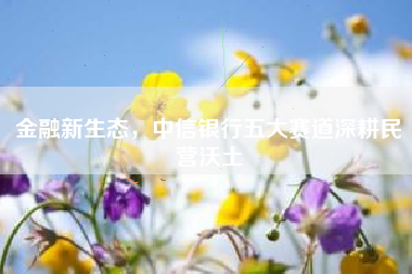 金融新生态，中信银行五大赛道深耕民营沃土