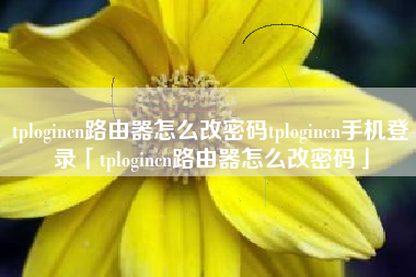 tplogincn路由器怎么改密码tplogincn手机登录「tplogincn路由器怎么改密码」