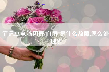 笔记本电脑闪屏(白屏)是什么故障,怎么处理？
