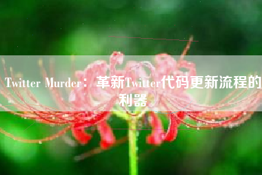 Twitter Murder：革新Twitter代码更新流程的利器