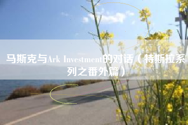 马斯克与Ark Investment的对话（特斯拉系列之番外篇）