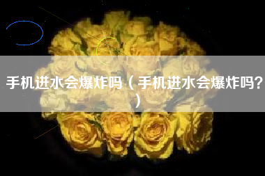 手机进水会爆炸吗（手机进水会爆炸吗？）