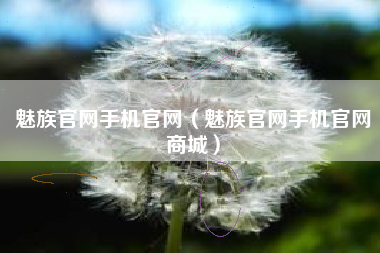 魅族官网手机官网（魅族官网手机官网商城）