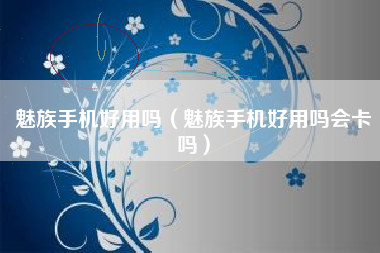 魅族手机好用吗（魅族手机好用吗会卡吗）