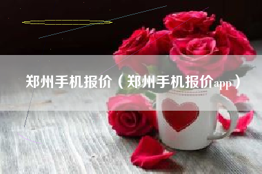 郑州手机报价（郑州手机报价app）