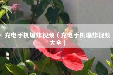 充电手机爆炸视频（充电手机爆炸视频大全）