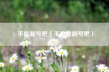 手机靓号吧（手机号靓号吧）