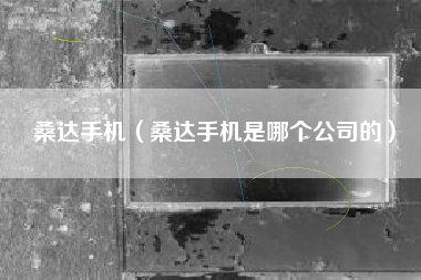 桑达手机（桑达手机是哪个公司的）