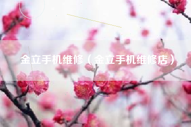 金立手机维修（金立手机维修店）