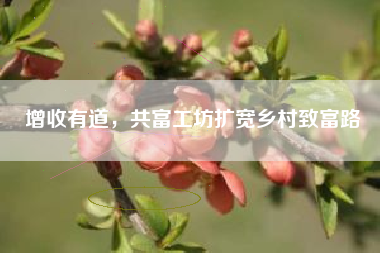 增收有道，共富工坊扩宽乡村致富路