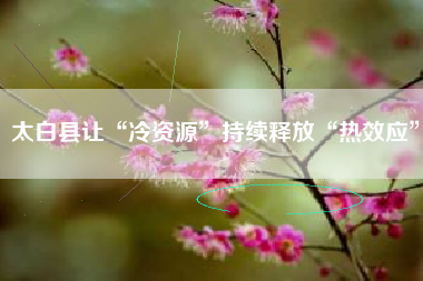 太白县让“冷资源”持续释放“热效应”