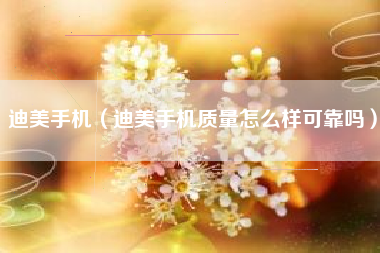 迪美手机（迪美手机质量怎么样可靠吗）