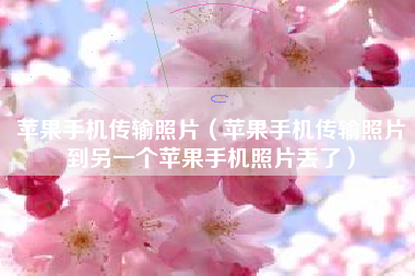 苹果手机传输照片（苹果手机传输照片到另一个苹果手机照片丢了）