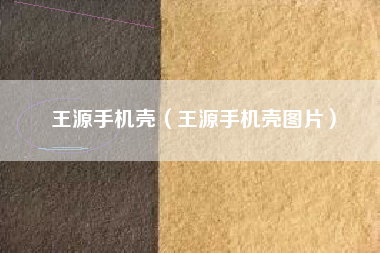 王源手机壳（王源手机壳图片）