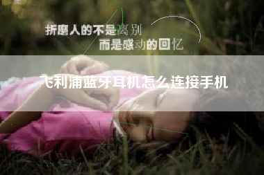 飞利浦蓝牙耳机怎么连接手机