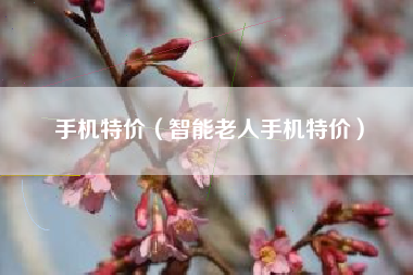 手机特价（智能老人手机特价）