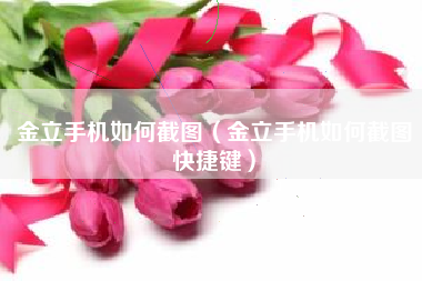 金立手机如何截图（金立手机如何截图快捷键）