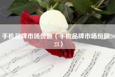 手机品牌市场份额（手机品牌市场份额2023）