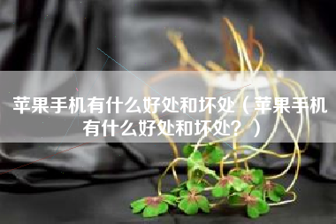 苹果手机有什么好处和坏处（苹果手机有什么好处和坏处？）