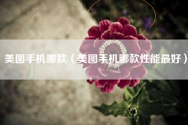 美图手机哪款（美图手机哪款性能最好）