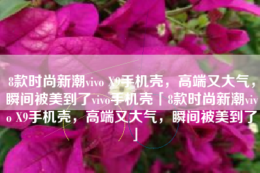 8款时尚新潮vivo X9手机壳，高端又大气，瞬间被美到了vivo手机壳「8款时尚新潮vivo X9手机壳，高端又大气，瞬间被美到了」