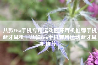 八款Vivo手机专用运动蓝牙耳机推荐手机蓝牙耳机「八款Vivo手机专用运动蓝牙耳机推荐」