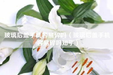 玻璃后盖手机容易碎吗（玻璃后盖手机容易碎吗知乎）